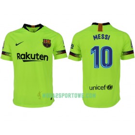 Koszulka FC Barcelona MESSI 10 Wyjazdowe Stroje Piłkarskie 2018/19 Krótki Rękaw